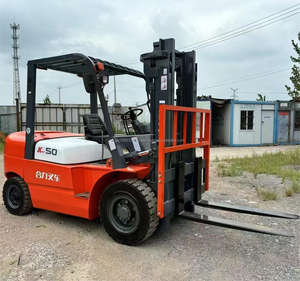 Used 5 Ton Heli <b>Forklift</b> with Tilting Carriage & Side Shifter-<b>Internal</b> <b>Combustion</b> 2023 Model Offroad 3m Lifting Height - Product Image 4