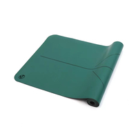 Conception personnalisée et écologique Tapis de yoga en caoutchouc PU avec impression UV Tapis de fitness en caoutchouc naturel pour yoga chaud Pilates Logo gravé au laser