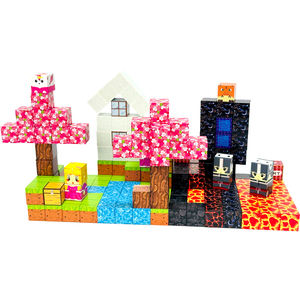 200 pièces blocs magnétiques portail magique ensemble aimant enfants jouets pour garçons filles tige carreaux magnétiques <span class=keywords><strong>jeux</strong></span> de construction sensoriel enfant en bas âge jouets - Product Image 2