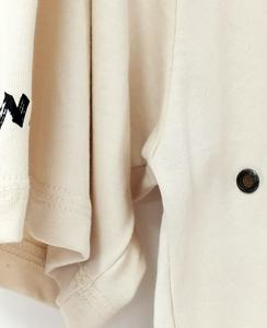 เสื้อยืดพิมพ์ลายโลโก้ออกแบบได้ตามต้องการเสื้อยืดผ้าฝ้าย100% สไตล์ลำลองสี OEM และสีขาวล้วนๆ - Product Image 4