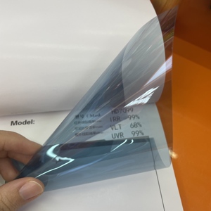 Pellicola Protettiva per Auto XUSHIELD IR 99 HD Nano-Ceramic Infrarossi, Logo/<span class=keywords><strong>Badge</strong></span> 1.52*30 Metri, Protezione Solare per Parabrezza e Lunotto Posteriore, 99% IRR PET - Product Image 1