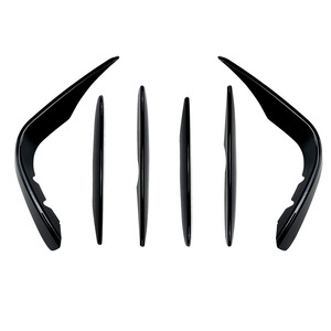 เมอร์เซเดส-เบนซ์ จีแอลซี-คลาส X253 คานาร์ดหน้า ABS วินด์เบลด สีดำเปียโน คาร์บอนไฟเบอร์ ชุบเงิน ติดตั้งด้วยเทป 3M - Product Image 5