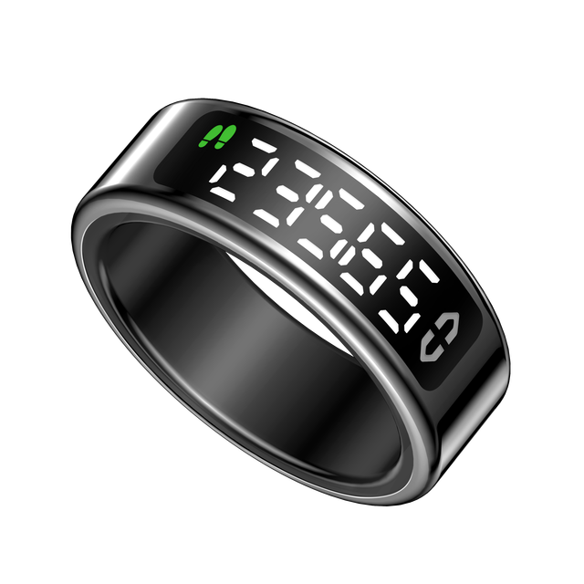 IP68 Waterproof VSY01 Smart Ring for Phone Health Smart Ring with Touch Screen Heart Rate Sleep Monitor with Hand Gestures Brush