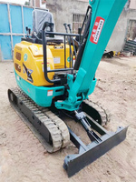 Usado para Kubota U17 Mini Excavator Original Japan Rubber Track Good Condition Core Components Incluye Motor Bomba Caja de cambios