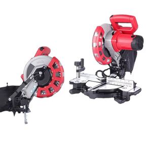 Sierra <span class=keywords><strong>Ingletadora</strong></span> Eléctrica REALMAX de 210 mm, Sierra de Corte de Aluminio Portátil, Sierra de Corte <span class=keywords><strong>Manual</strong></span> de Metal con Ángulo de Corte de 45 Grados para Trabajar la Madera - Product Image 1