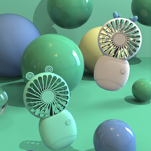 USB ricaricabile Mini ventilatore <span class=keywords><strong>da</strong></span> tavolo nuovo piccolo carino patta patta pantaloni Design tre tavolo per uso domestico dormitorio personalizzato - Product Image 1