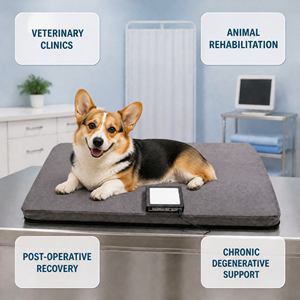 แผ่นรองนอนสัตว์เลี้ยง ZT Veterinary PEMF รูปทรงสี่เหลี่ยมผืนผ้า ทำจากเมมโมรี่โฟมแบบแข็ง ช่วยพยุงกระดูกและข้อ สำหรับสุนัขหลังผ่าตัด - Product Image 2