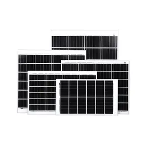 ソーラーパネル8W-200W単結晶太陽光発電パネル6V18Vバッテリーパネル発電システム