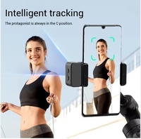 Mini stabilisateur de téléphone intelligent M03 exceptionnel avec rotation à 360 degrés pour lampe magnétique, trépied, microphone et suivi de visage IA