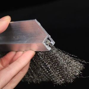 Spazzola di protezione per macchine CNC, spazzola industriale a striscia per contenimento polvere e trucioli. - Product Image 2