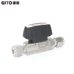 Válvula de Bola de Doble Férula de 1000 PSI, Válvula de Bola Premium de Acero Inoxidable con Varilla Hexagonal de Paso Directo - Product Image 2