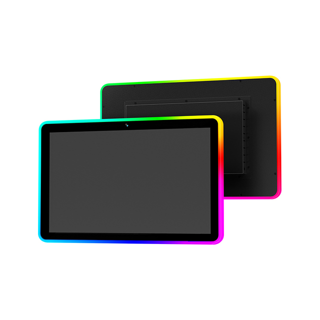 Portworld ODM OEM Factory Price 15.6 Inch IPS Capacitive Touch Industrial Control Display with  LED Light Frame