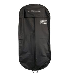 Черный мужской костюм, пылезащитный чехол, оптовая цена, сумки для одежды с принтом логотипа, складные дорожные сумки для одежды - Product Image 2