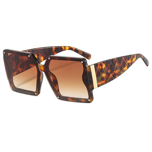 Psn <b>Square</b> <b>Sunglasses</b> Full Rim Uv400 Unisex Fashion Sun Protection Adult Model 374pc - Product Image 3