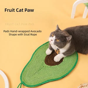 Tabla <span class=keywords><strong>de</strong></span> rascado para gatos <span class=keywords><strong>de</strong></span> aguacate con almohadilla <span class=keywords><strong>de</strong></span> Sisal, garra anticaspa, cojín sin sofá, juguete para gatos y protector, rascador <span class=keywords><strong>de</strong></span> árbol para gatos - Product Image 3