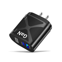 Chargeur mural GaN 65W tendance avec PD 3.0 et QC3.0, port USB Type-C OTP