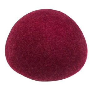 Béret en laine rouge unisexe <span class=keywords><strong>automne</strong></span>-hiver, broderie 3D, style conique à motif champignon en relief, pour tenue décontractée - Product Image 5
