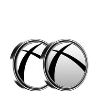 Miroir de recul sans soudure à 360 degrés pour voiture, petit miroir rond réglable pour angle mort, miroir auxiliaire grand angle en verre HD