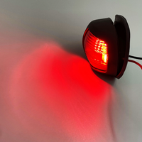 Feu de navigation LED rouge et vert étanche 12V pour coque et arrière de bateau, signalisation marine pour yacht