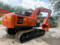 Excavatrice sur chenilles d'occasion Hitachi Zaxis ZX200 20 tonnes, godet 1,0 m³, pour travaux routiers, machine d'origine japonaise, export FOB