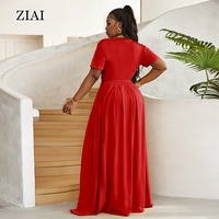 Vente en gros de robes élégantes décontractées de haute qualité pour femmes corpulentes, ensemble deux pièces ample taille 5XL, robe pour femmes grandes tailles