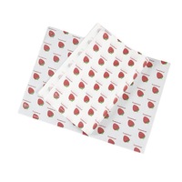 Papier d'emballage personnalisé pour hamburgers, impression sur papier de soie, papier ciré alimentaire résistant à la graisse pour sandwichs et shawarmas, papier jetable