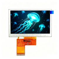 Modul Panel IPS 4,3 Inci untuk Terminal POS 800*480 Kecerahan Tinggi ODM