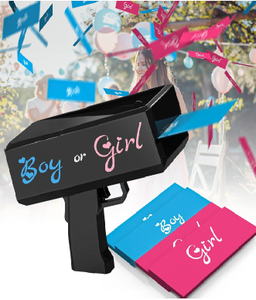 Pistola Spara <span class=keywords><strong>Soldi</strong></span> Personalizzata OEM/ODM per Rivelazione del Sesso, Pistola Portatile in Plastica che Spruzza Denaro, Giocattolo per Feste - Product Image 2