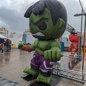 Personajes de Dibujos Animados Inflables Personalizados a Precio de Fábrica, Modelo Inflable de Iron Man <span class=keywords><strong>y</strong></span> <span class=keywords><strong>Hulk</strong></span> con Luz para Desfiles <span class=keywords><strong>y</strong></span> Eventos - Product Image 4