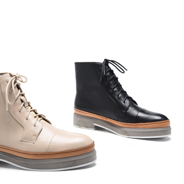 Женские повседневные ботинки на платформе, хит продаж 2019, женские ботинки ручной работы на платформе, повседневные осенние ботинки