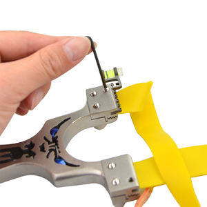 Ensemble de 1 Lance-Pierre de Haute Qualité en Acier Inoxydable au Design Raffiné, Accessoire de Chasse Portable pour Amateurs de Tir et Entraînement - Product Image 3