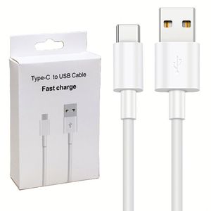 สายชาร์จข้อมูลแบบเร็ว 1 เมตร หัว Micro USB Type C 8PIN  พร้อมปลอกหุ้ม TPE สำหรับโทรศัพท์ IP และที่ชาร์จ USB  รับสั่งทำโลโก้ มีสินค้าในสต็อกจำนวนมาก - Product Image 1