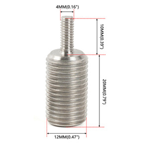 อะแดปเตอร์เปลี่ยนเกียร์โลจิเทค G29 G923 สำหรับเกมมิ่ง ขนาดเกลียว 4 มม. เส้นผ่านศูนย์กลาง 12 มม. คันเกียร์โลหะ อะไหล่ดัดแปลงสำหรับเพลย์สเตชัน - Product Image 1