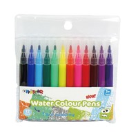 Offistar XF-W053 – Marqueurs d'art à pointe feutre miniatures pour enfants, 12 couleurs, non effaçables, pour écriture et peinture, idéaux pour l'école