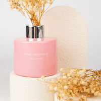 Diffuseur de parfum d'ambiance Witoyou Luxury 100ml, élégant, en verre décoratif, avec fleurs séchées, cadeau idéal.
