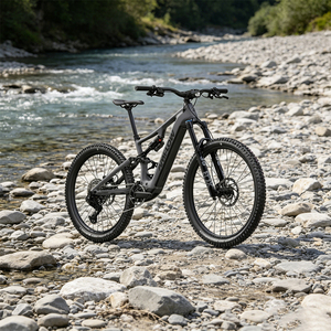 Bicicleta Eléctrica Amflow PR Carbon Pro con Suspensión Completa, Batería Extraíble de 630 Wh, S1000, Amortiguador Fox 36 Grip, Frenos Magura de 203 mm, Amflow PR Carbo - Product Image 1