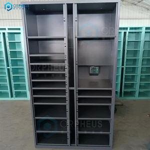 Casier à <span class=keywords><strong>colis</strong></span> extérieur intelligent en acier laminé à froid assemblé, points de dépôt et de récupération à écran tactile, modèle ORPHEUS - Product Image 6