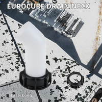 Adaptateur de coude pour réservoir IBC 2 pouces, embout d'extension S60x6, sortie de réservoir d'eau