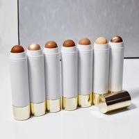 Maquillage Visage – Stick Contour 7 Couleurs, Bronzer Waterproof Haute Pigmentation Fini Mat, Bronzer & Illuminateur, Contouring Marque Privée