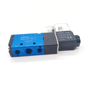 Válvula Solenoide Neumática CNJL Tipo Airtac Serie 4V200 4V210 220 230, 5/2 5/3 Vías, Cuerpo de Aluminio, Roscada, Piezas Neumáticas - Product Image 4