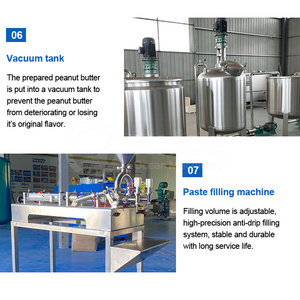 HNOC Commercial Hummus <strong>Sauce</strong> Hazelnut Paste Machine 200kg Peanut Butter <strong>Process</strong> <strong>Line</strong> to Make Butter - Product Image 5