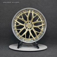 Jantes forgées 2 pièces personnalisées en or, à rayons croisés et lèvre polie, 17-24 pouces, 5x112 5x114.3 5x120 pour Genesis G80 Hyundai Grandeur
