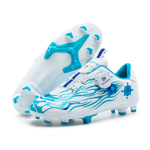 Chaussures de football pour enfants Baodis, tige synthétique, semelle extérieure en TPU, doublure en mesh, pour entraînement et match sur gazon artificiel. - Product Image 1
