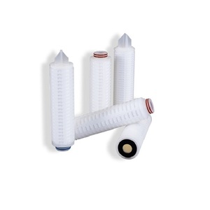 Chứng nhận ISO 0.2um màng pvdf ưa nước xếp li hộp lọc 20inch cho dung môi tích cực - Product Image 3