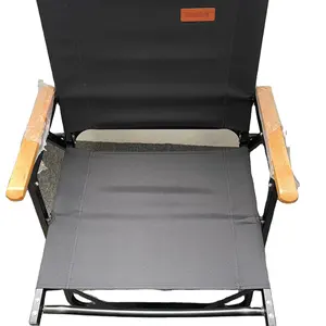 Dağ Tech kamp sandalyesi-düşük profil katlanır sandalye kamp plaj piknik barbekü spor olay için taşıma çantası ile siyah