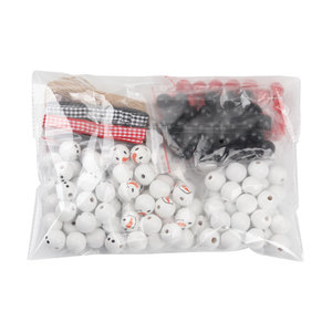 Christmas Wooden Bead Set Snowman Ornaments For Tree Decor Holiday Craft <b>DIY</b> <b>Kit</b> 8-13 Years - Product Image 5