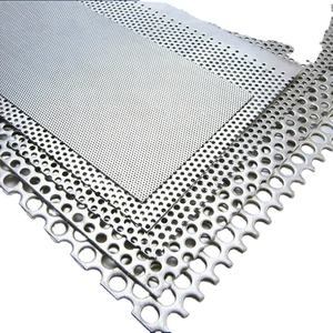 Tôle perforée décorative économique en acier inoxydable 304/316 avec trous de perforation, couleur vive, pour applications de filtration - Product Image 2