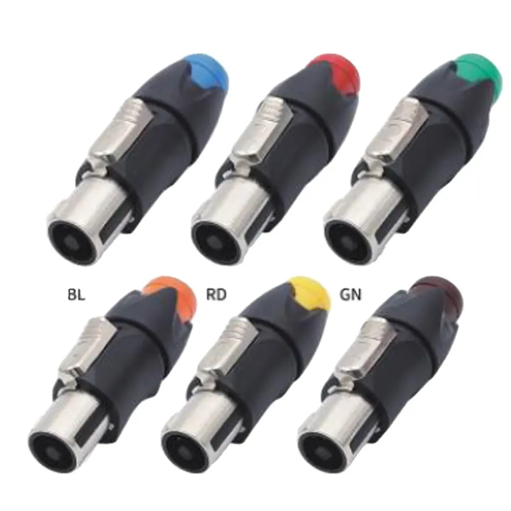 High quality color speakon connector male speaker connectors