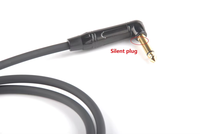 Câble de patch pour guitare professionnel à faible interférence, blindage 100%, faible capacité, sans perte, 24AWG, 3m, avec prise jack 6,35 mm et fonction mute