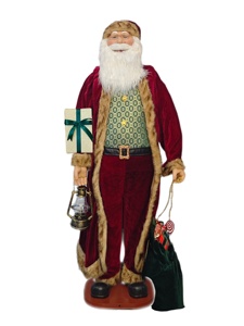 Santa Claus Eléctrico Animado de 190 cm que <span class=keywords><strong>Canta</strong></span> y Baila, Decoración Navideña Plegable y Retráctil con Sensor de Movimiento - Product Image 5